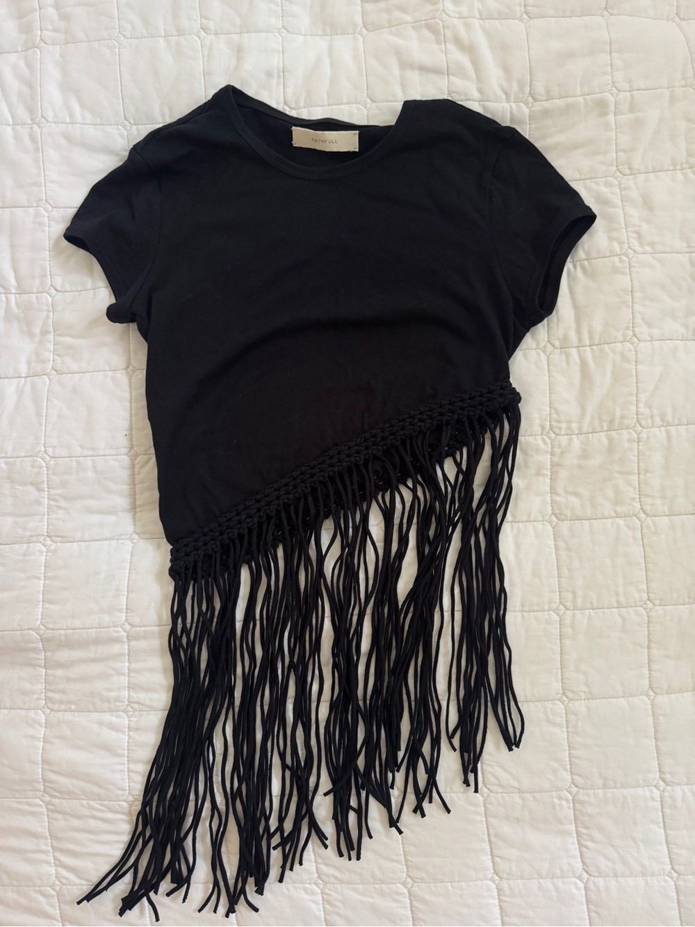 FAITHFULL the brand Maceio fringe baby tee
